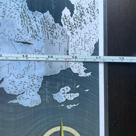 Laminated Game Of Thrones Posters (2) - Map Of Westeros and Family Vigils - Picture 7 of 9